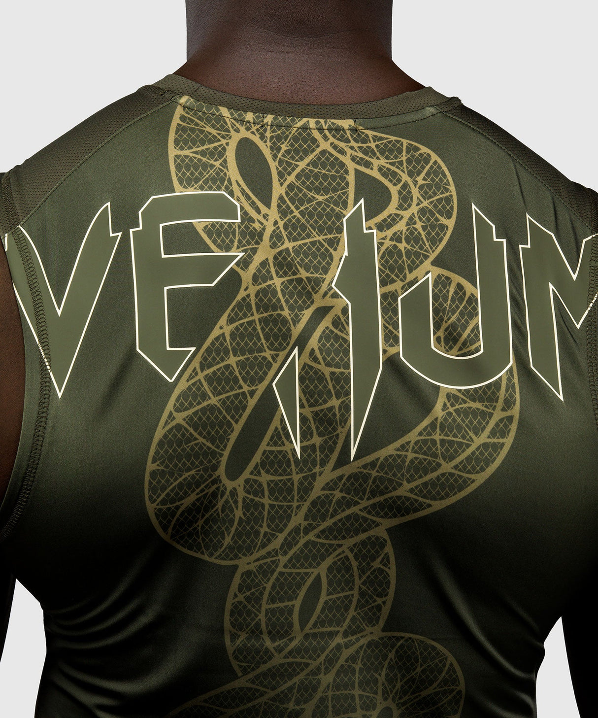 Venum Ärmelloser Rashguard Serpenti - Khaki Grün