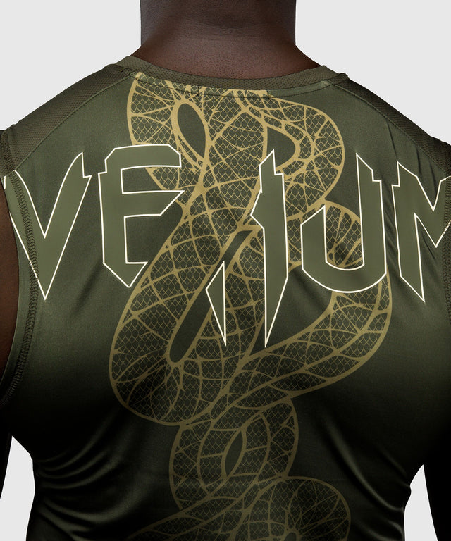 Venum Ärmelloser Rashguard Serpenti - Khaki Grün