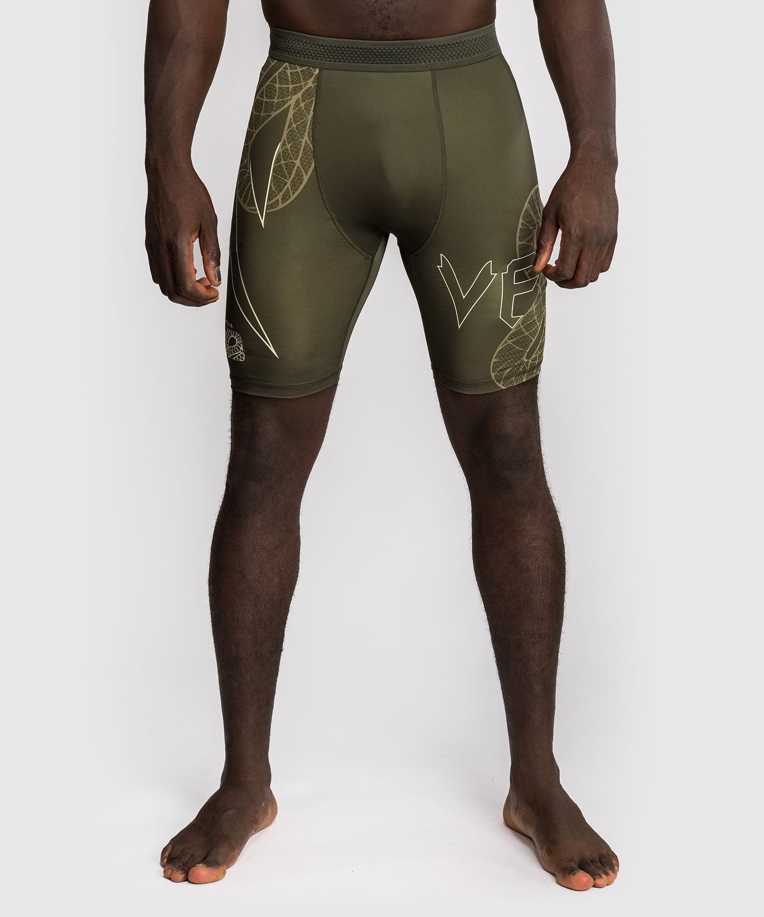 Venum Vale Tudo Shorts Serpenti - Khaki Grün