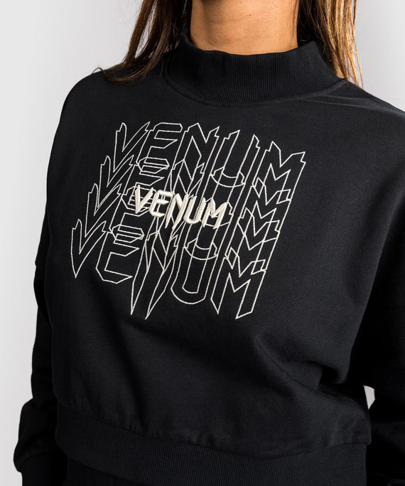 Venum Pulse Cropped Sweatshirt Damen - Schwarz/Weiss