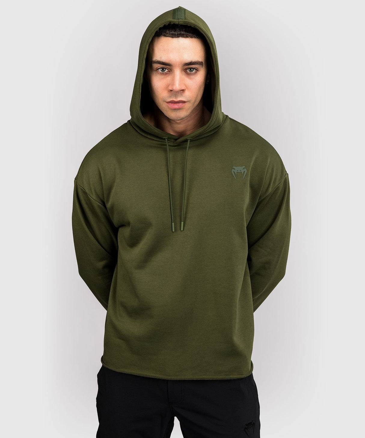 Venum Hoodie Divide - Kaki Grün