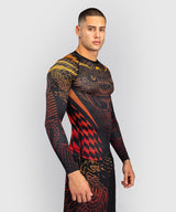 Venum Rashguard Langarm Quetzal Fury – Schwarz/Rot