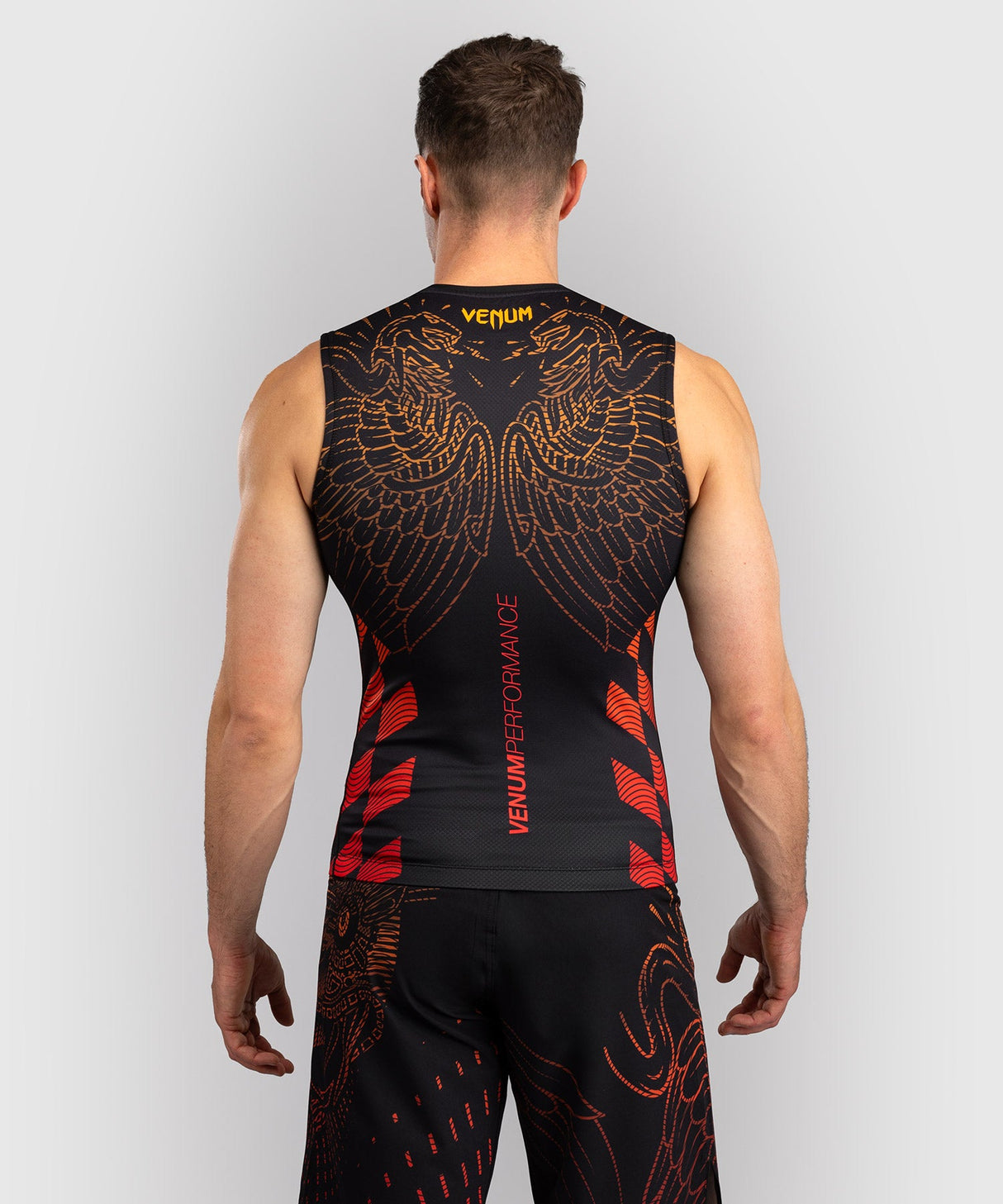 Venum Rashguard Ärmellos Quetzal Fury – Schwarz/Rot