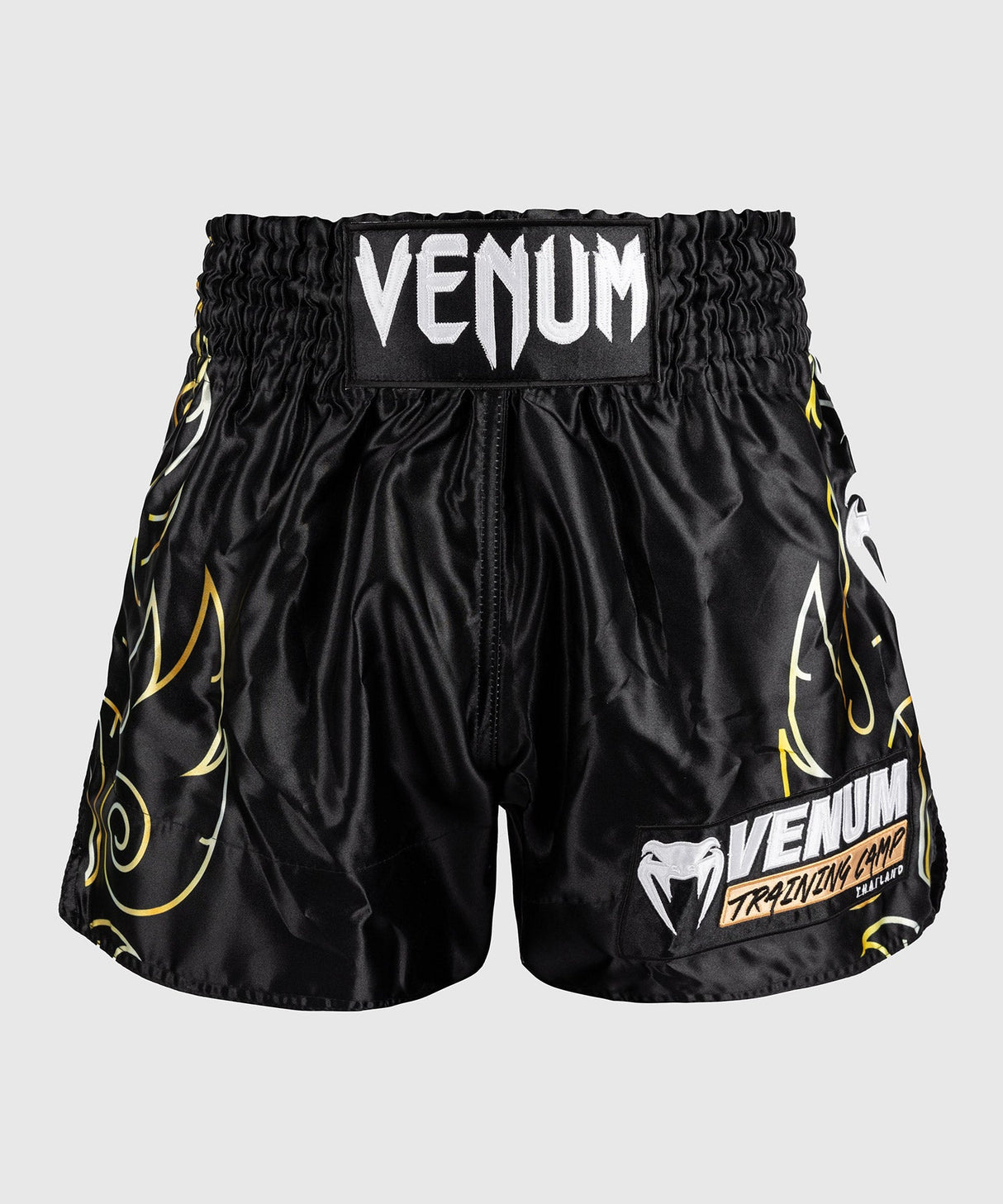 Venum Muay Thai Shorts VTC Flames – Schwarz/Gold