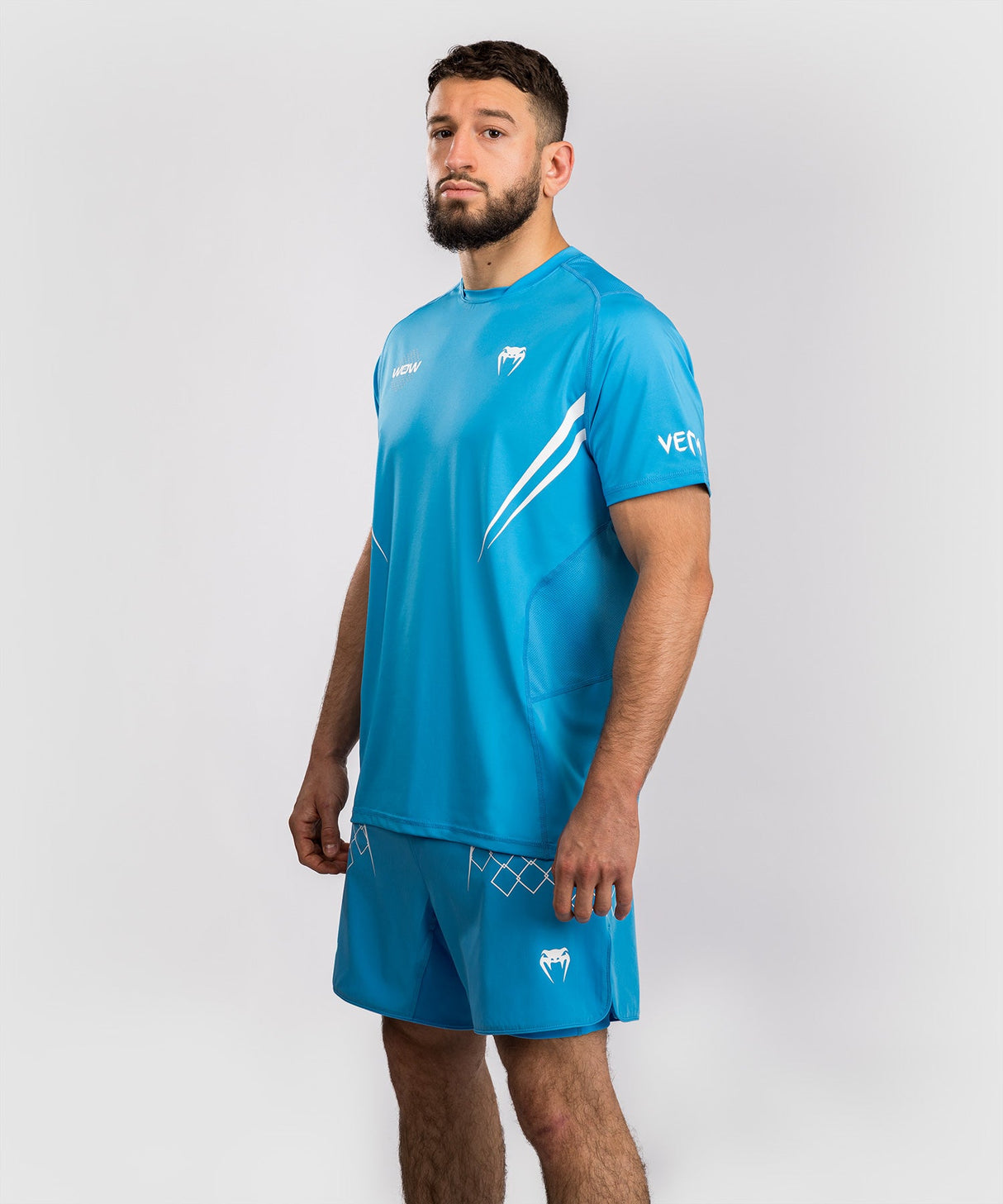 Venum x WOW FC Dry-Tech T-Shirt - Pacific Blau