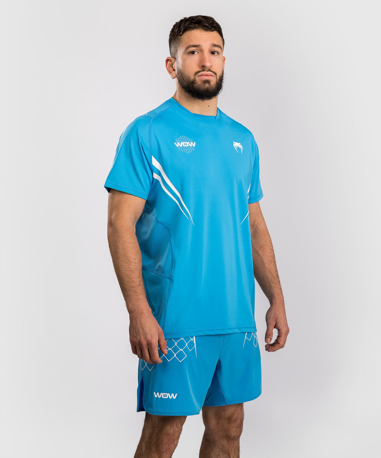 Venum x WOW FC Dry-Tech T-Shirt - Pacific Blau