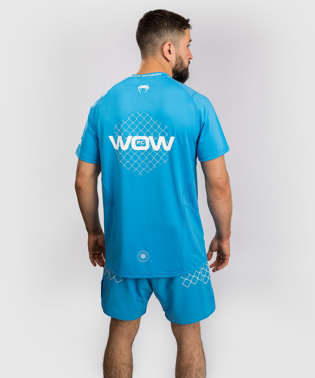 Venum x WOW FC Dry-Tech T-Shirt - Pacific Blau