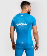 Venum x WOW FC Rashguard Kurzarm - Pacific Blau