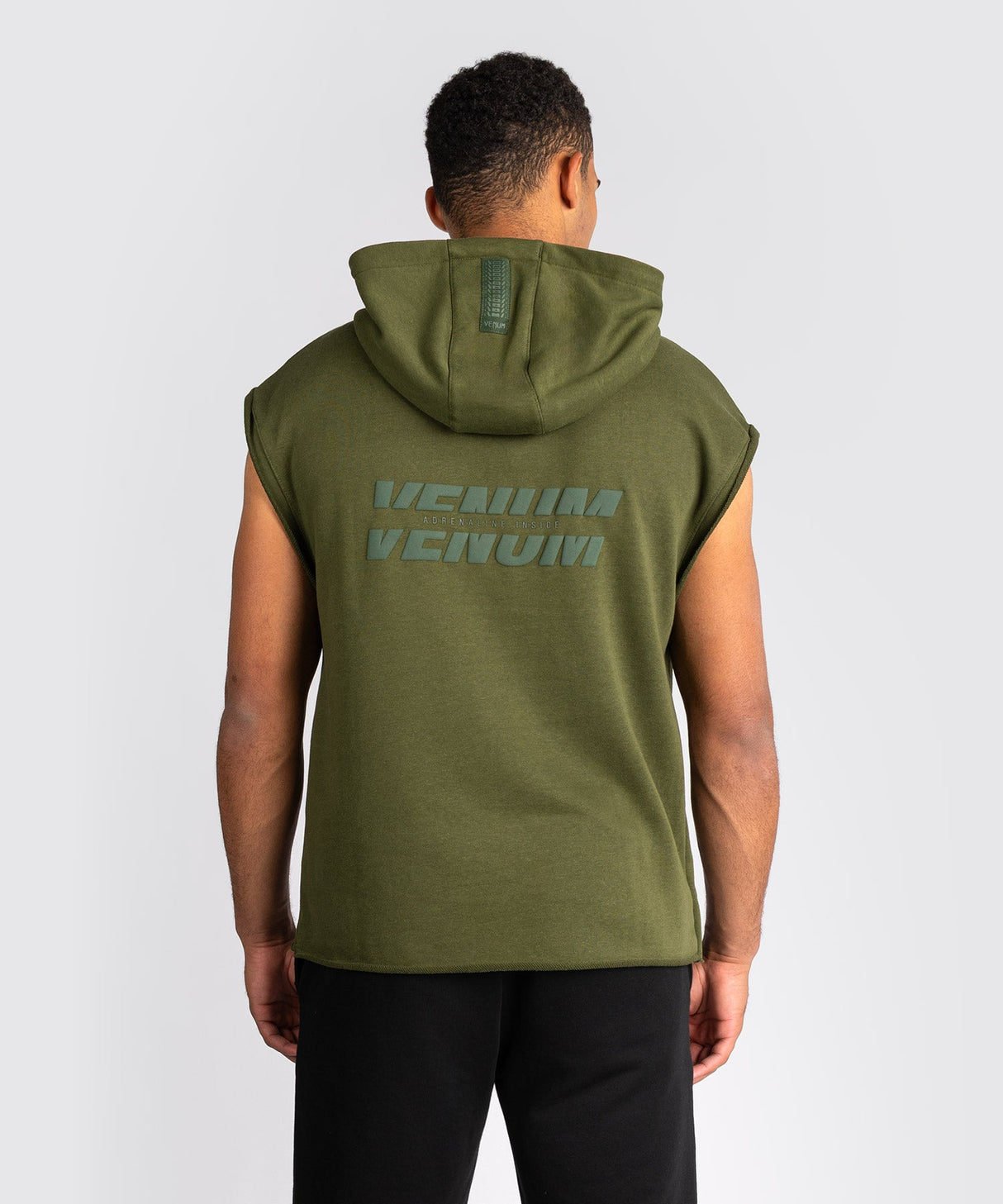 Venum Ärmelloser Hoodie Divide – Armeegrün