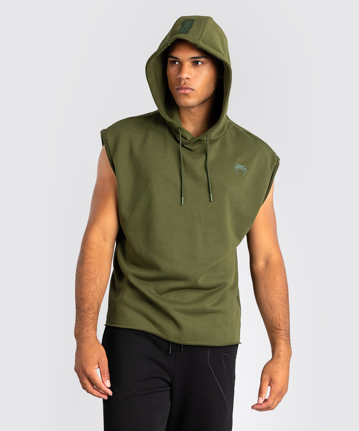 Venum Ärmelloser Hoodie Divide – Armeegrün