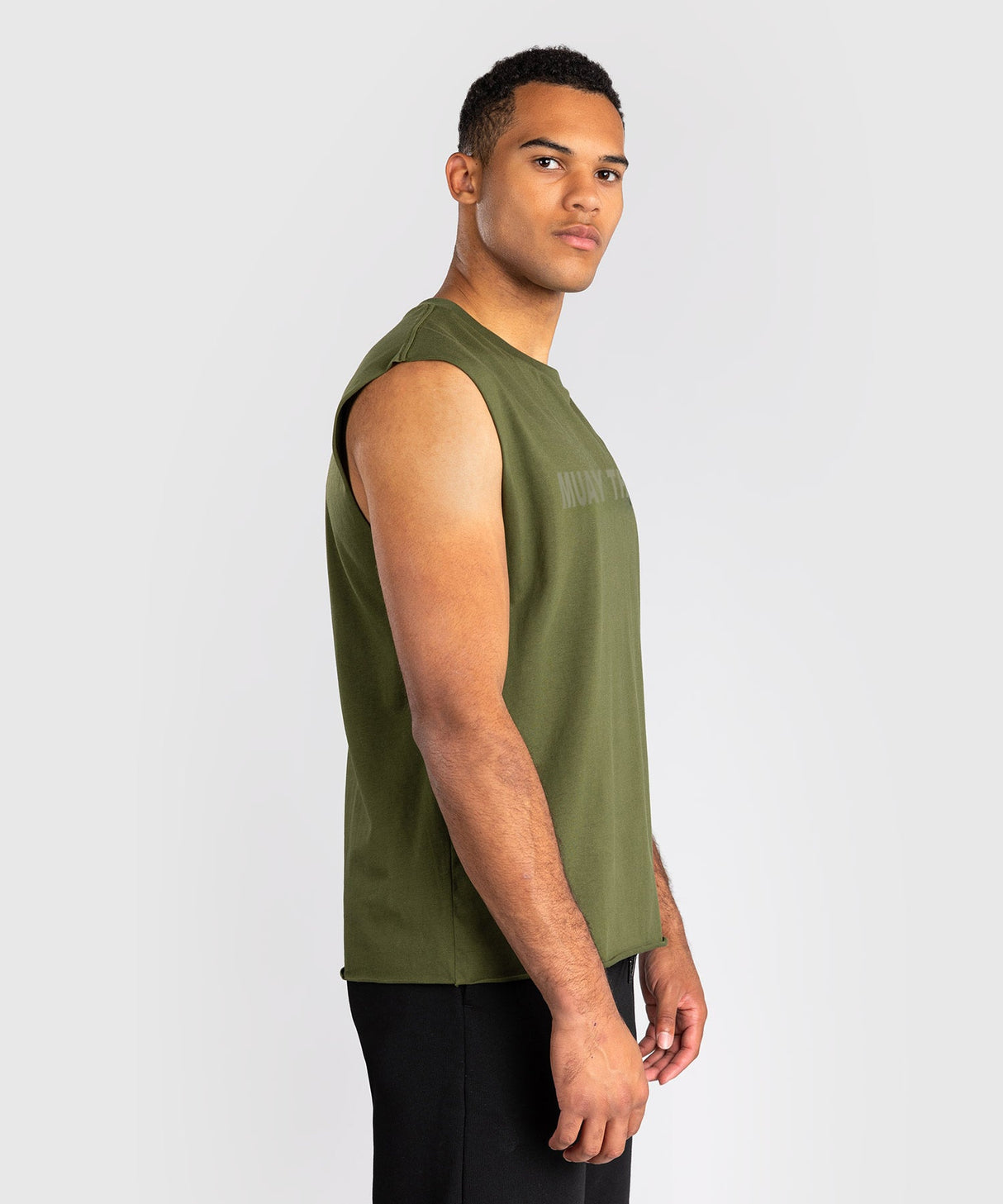 Venum Ärmelloses T-Shirt Muay Thai – Armeegrün