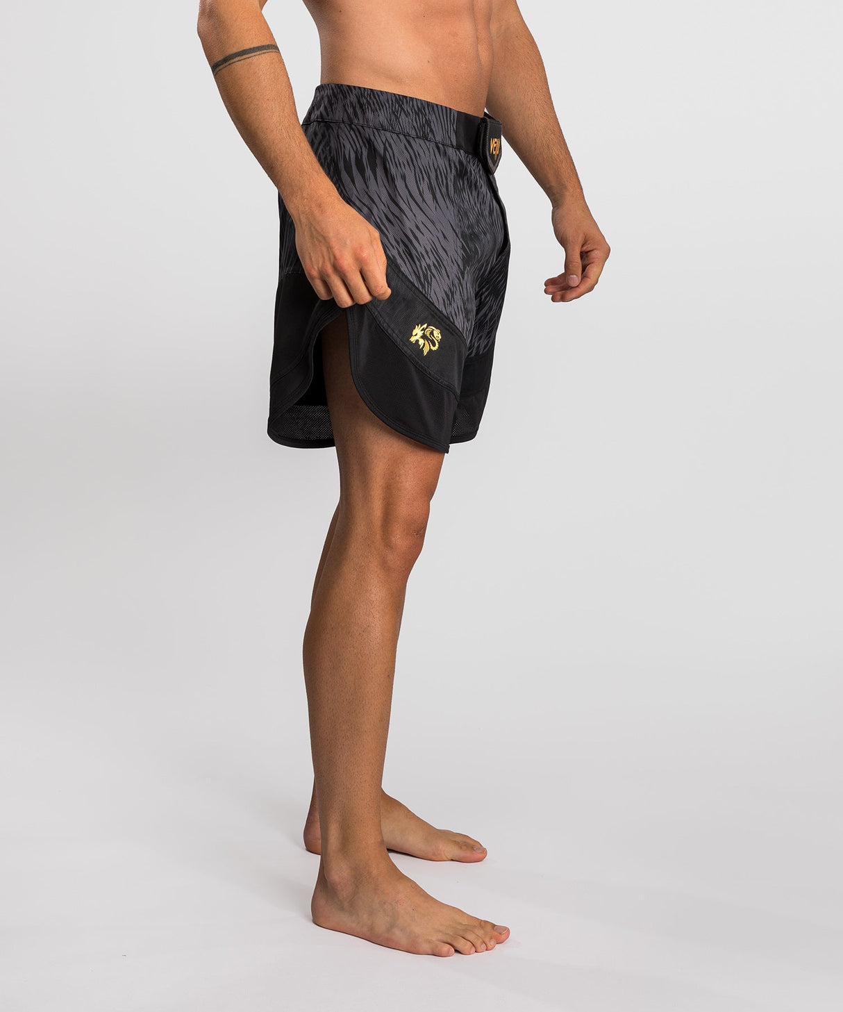 Venum x Chimaev MMA-Shorts – Schwarz/Grau