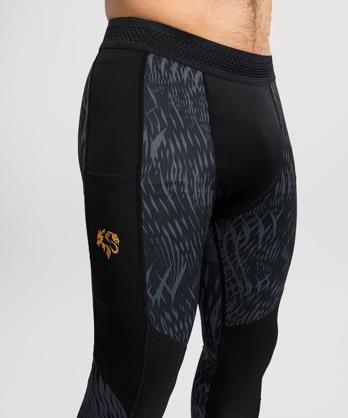 Venum x Chimaev Spats – Schwarz/Grau