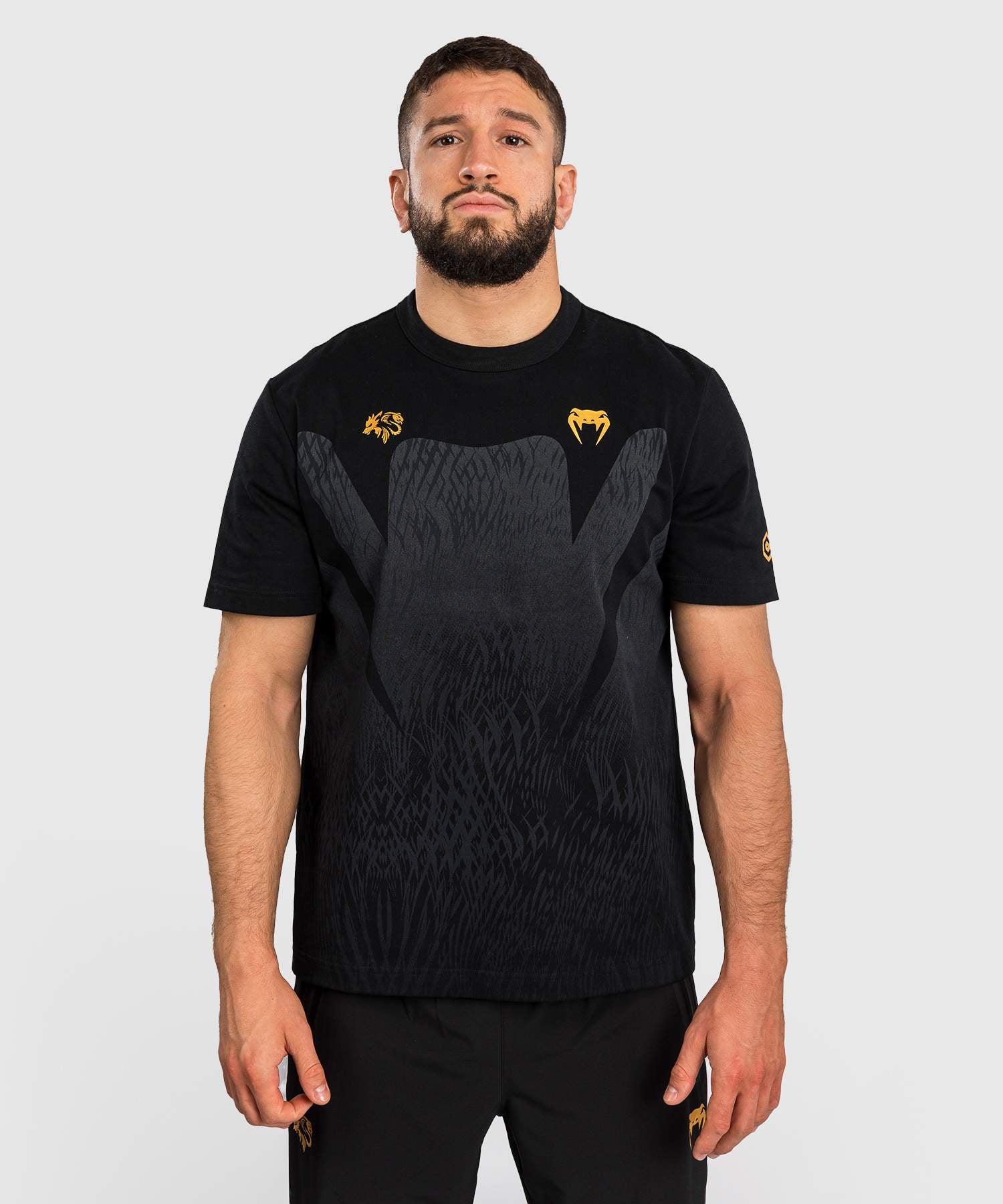 Venum x Chimaev T-Shirt – Schwarz/Grau