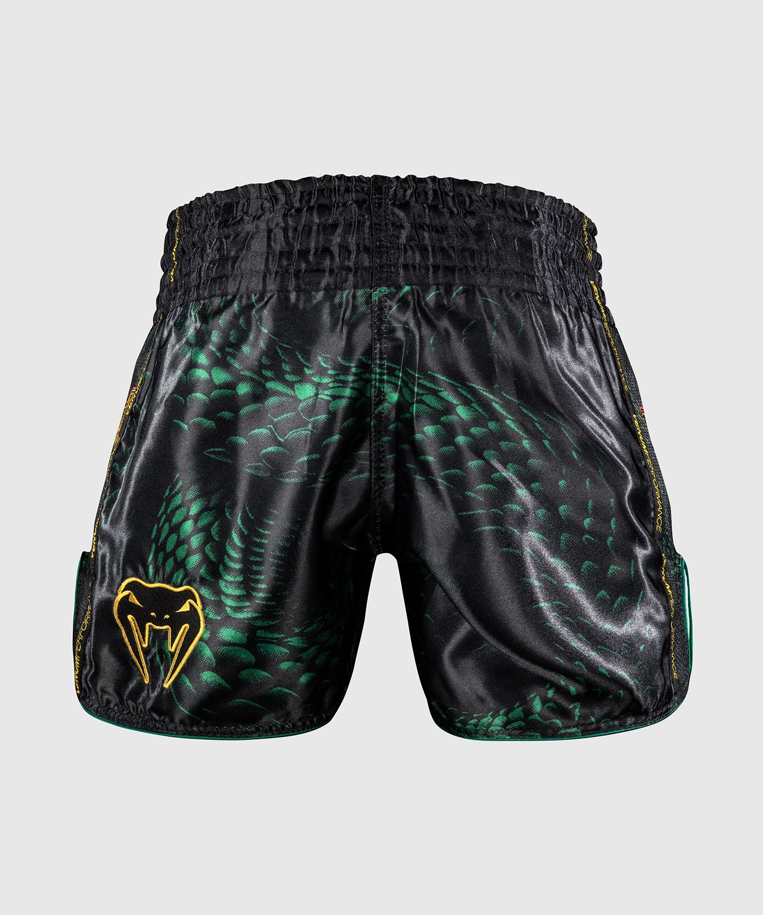 Venum Muay Thai Shorts Matupa - Schwarz/Grün/Gold