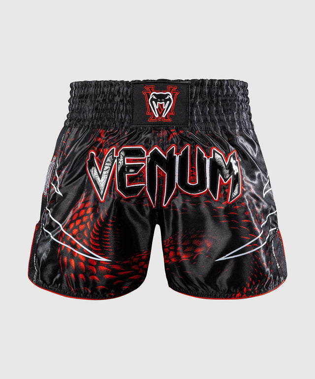 Venum Muay Thai Shorts Matupa - Schwarz/Rot/Silber