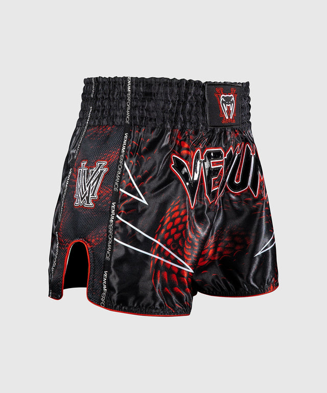 Venum Muay Thai Shorts Matupa - Schwarz/Rot/Silber