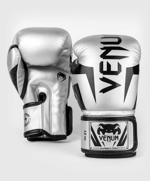 Venum Boxhandschuhe Elite - Silber/Schwarz