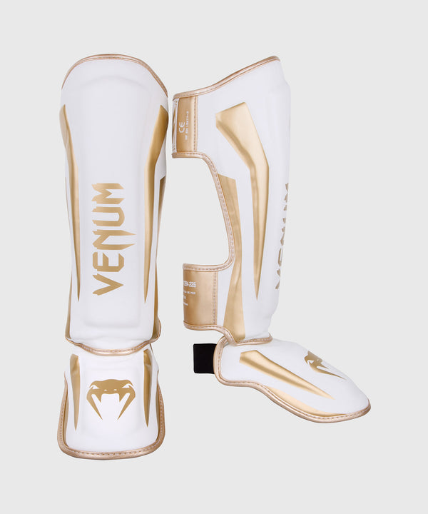 Venum Schienbeinschoner Elite - Weiss/Gold