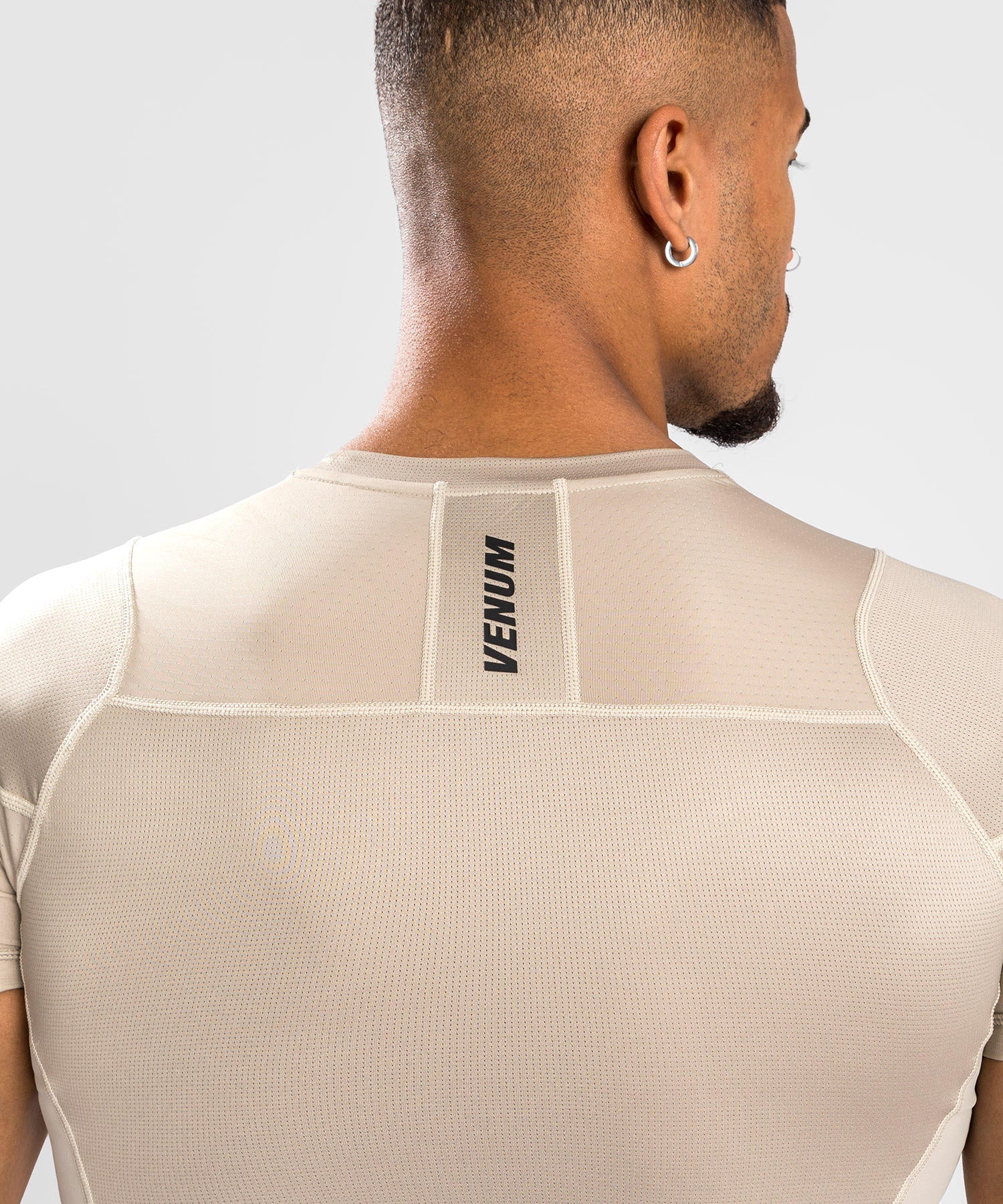 Venum Rashguard G-Fit Air Kurze Ärmel - Sand