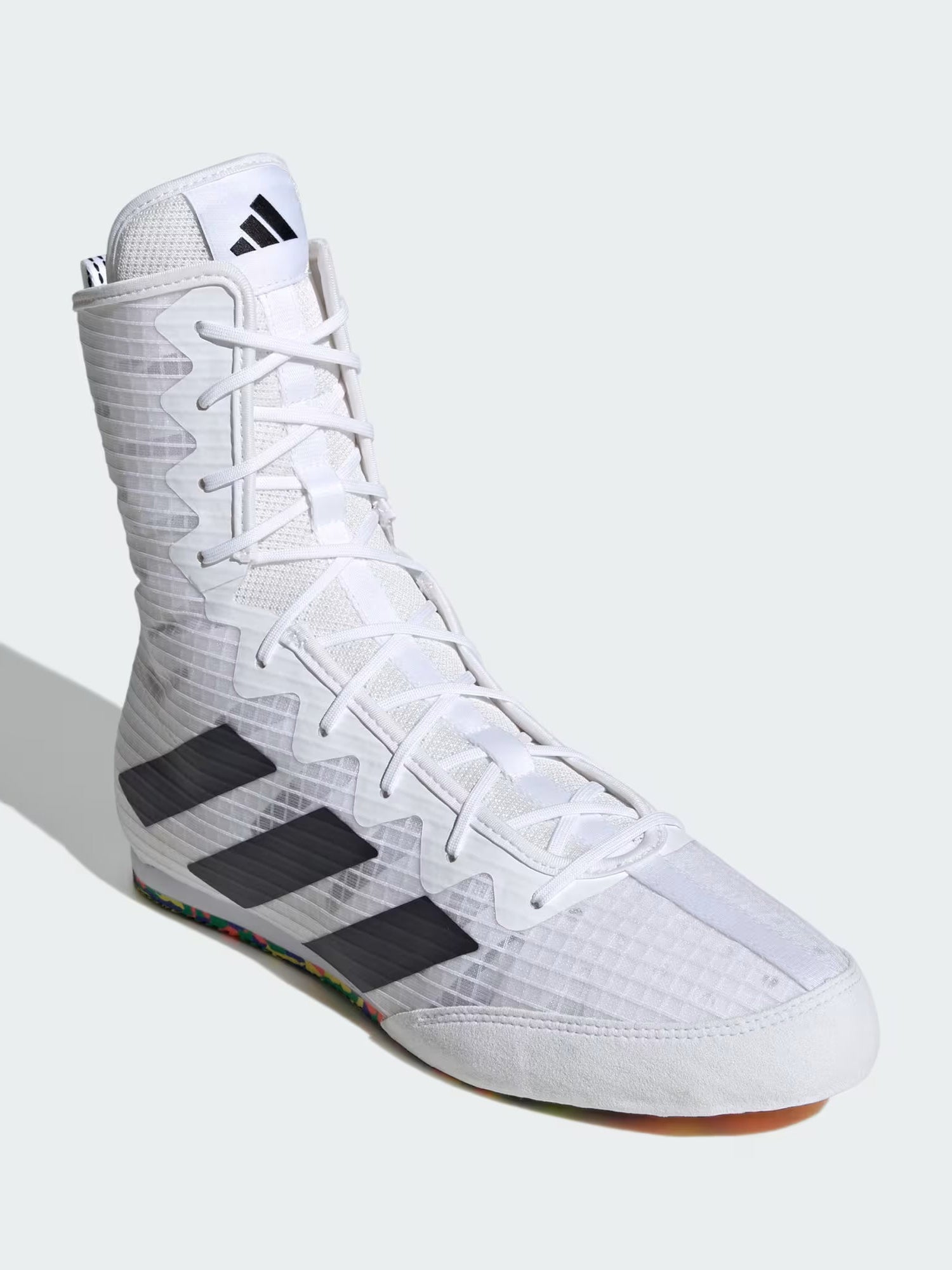 Adidas Boxschuhe Box Hog 4 – Weiss/Schwarz