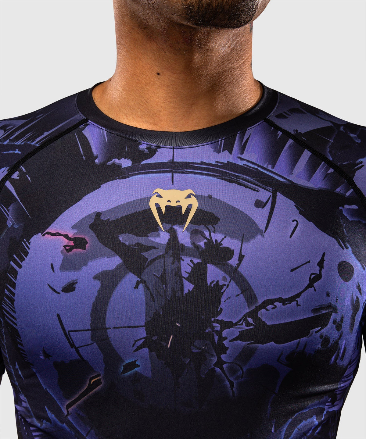 Venum Rashguard x Jujutsu Kaisen Gojo Kurzarm - Lila