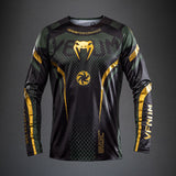 Venum MX Challenger Shirt - Schwarz/Grün/Gold