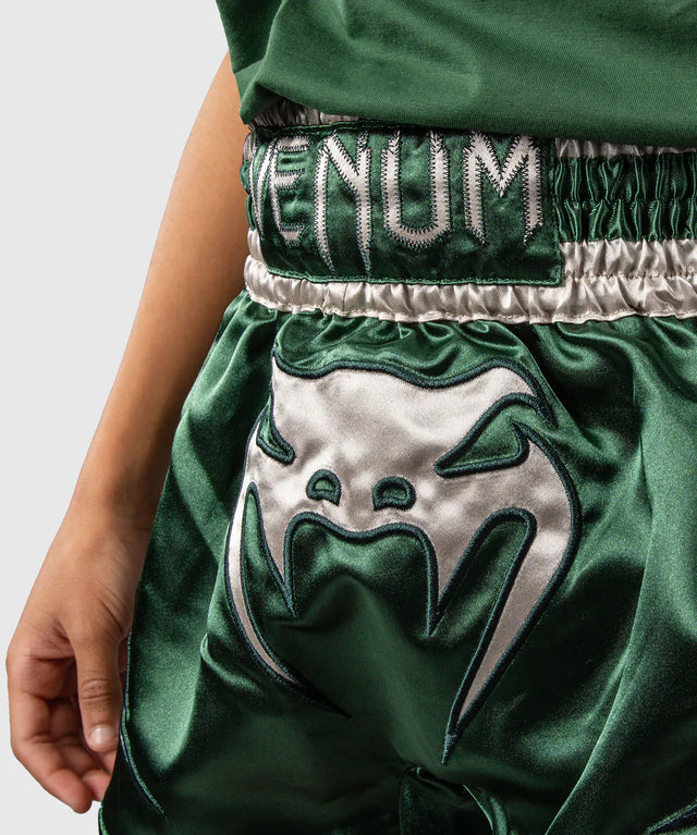 Venum Muay-Thai-Shorts Inferno Kids – Grün