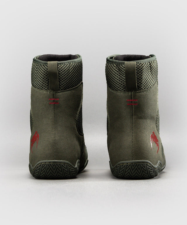 Venum Boxschuhe Contender - Khaki/Rot