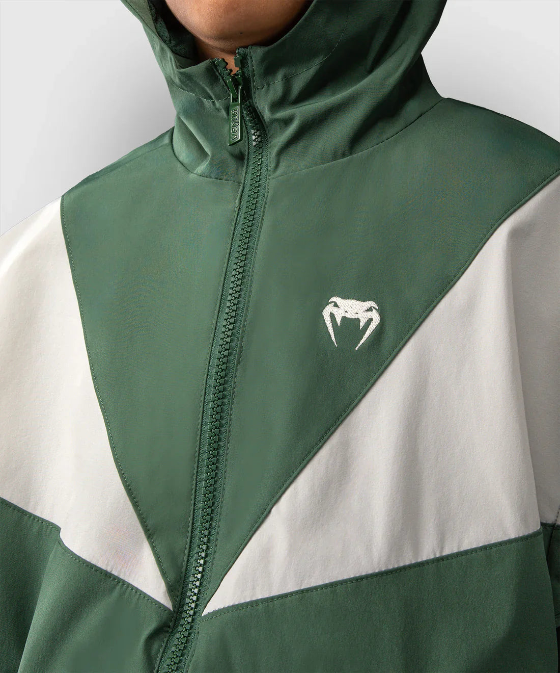 Venum Vectra Trainingsjacke für Kinder – Grün/Weiss