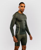 Venum Rashguard Stealth Lange Ärmel - Khaki/Militärgrün