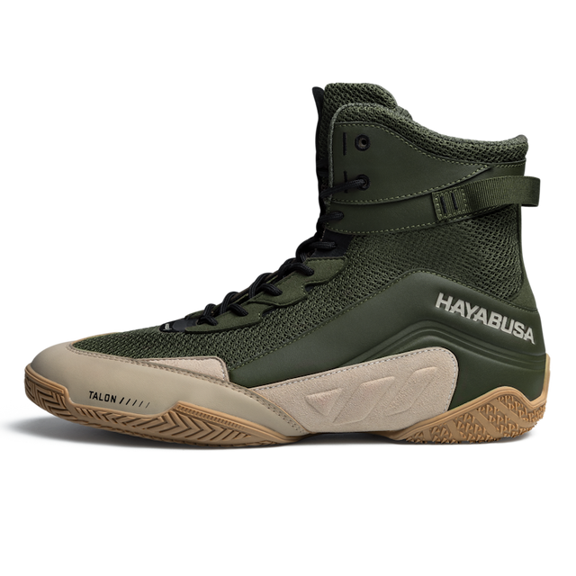 Hayabusa Boxschuhe Talon - Khakigrün/Beige