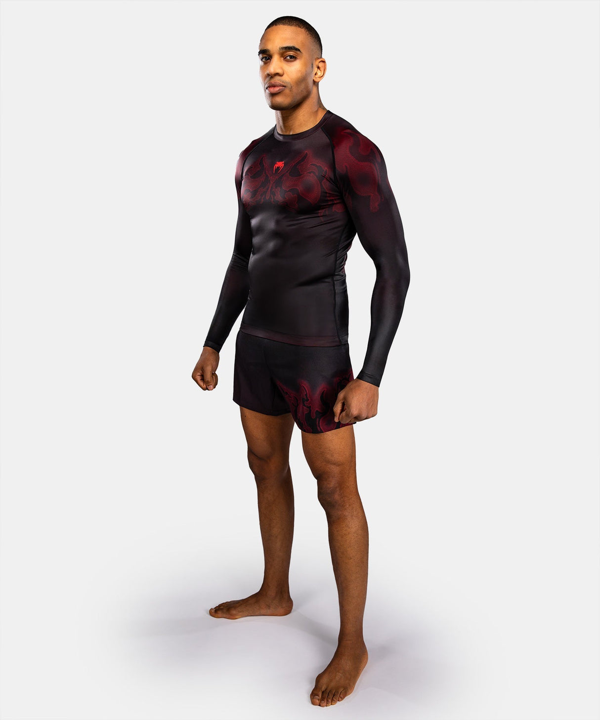 Venum Rashguard Spectre Lange Ärmel - Schwarz/Rot