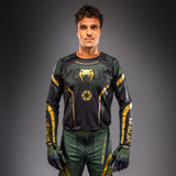 Venum MX Challenger Shirt - Schwarz/Grün/Gold