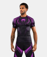 Venum Rashguard No-Gi 6.0 Kurzarm - Schwarz/Lila