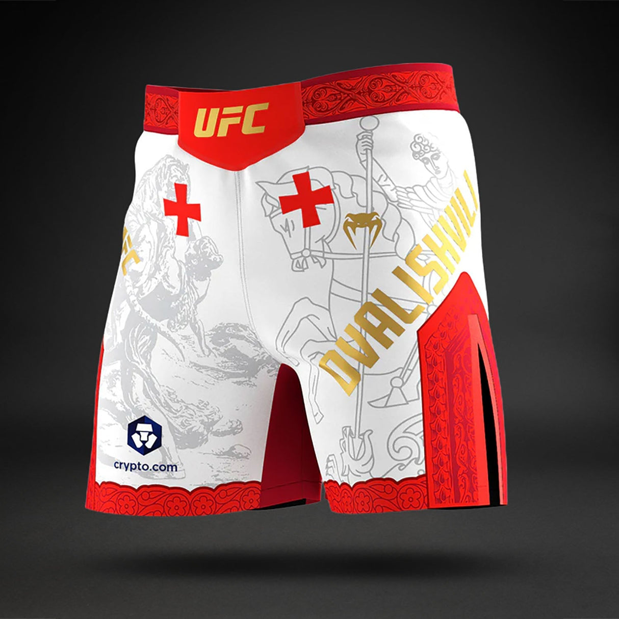 Venum UFC MMA Shorts Unrivaled Merab Dvalishvili - Weiß/Rot