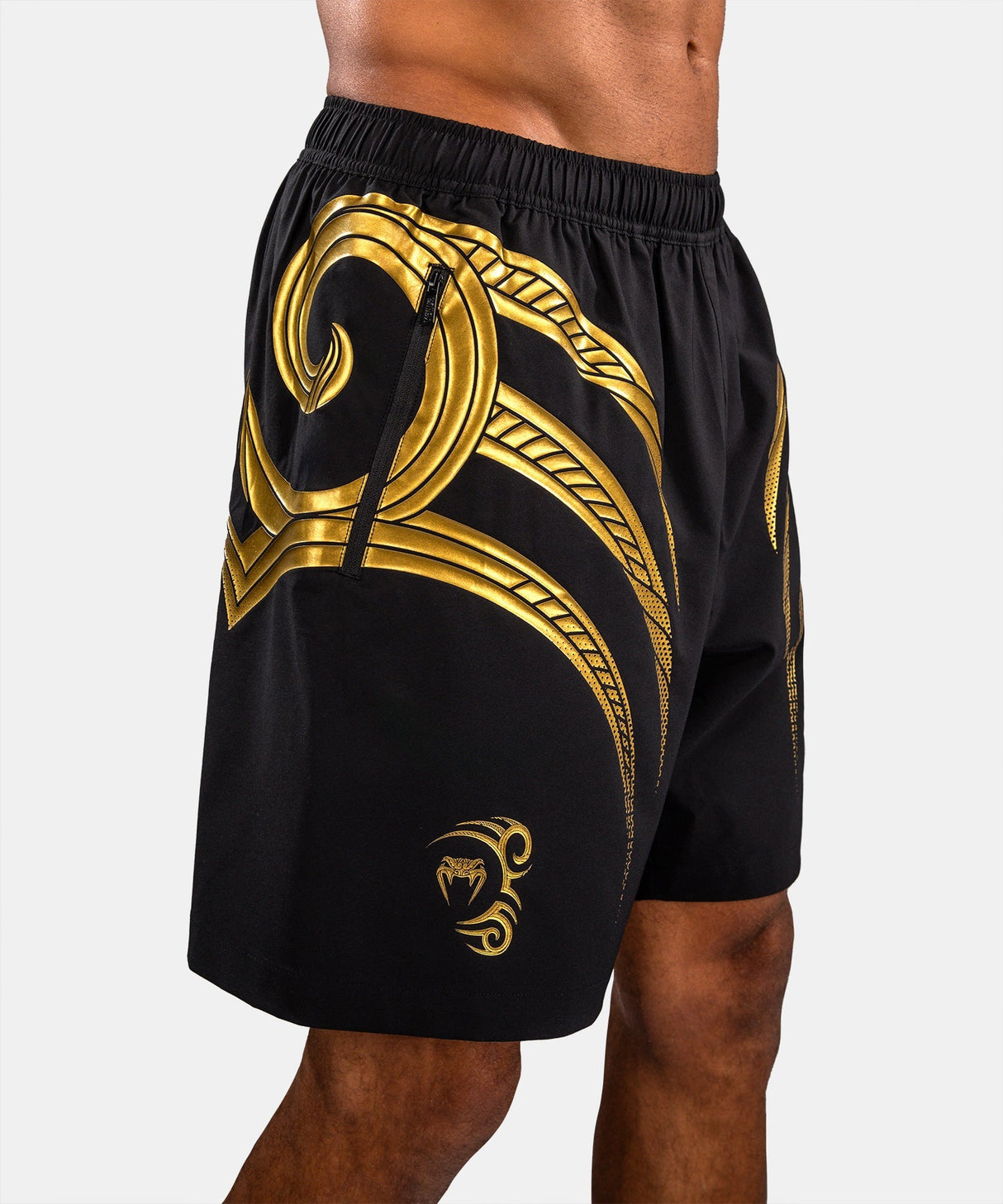 Venum x Mike Tyson Trainingsshorts Tiger - Schwarz/Gold