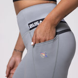 Hayabusa Leggings High Rise 3/4 Damen - Grau