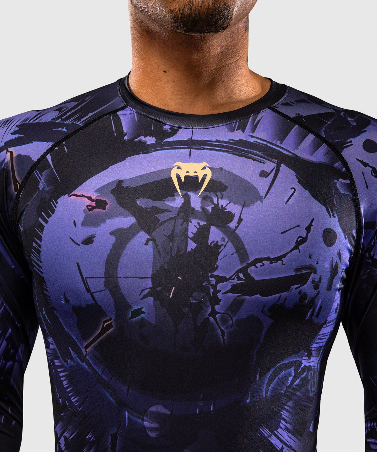 Venum Rashguard Gojo Jujutsu Kaisen Lange Ärmel - Lila