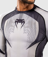 Venum Rashguard Galactic 3.0 Lange Mouwen - Offwhite/Schwarz
