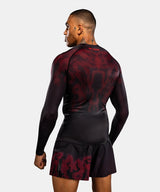 Venum Rashguard Spectre Lange Ärmel - Schwarz/Rot