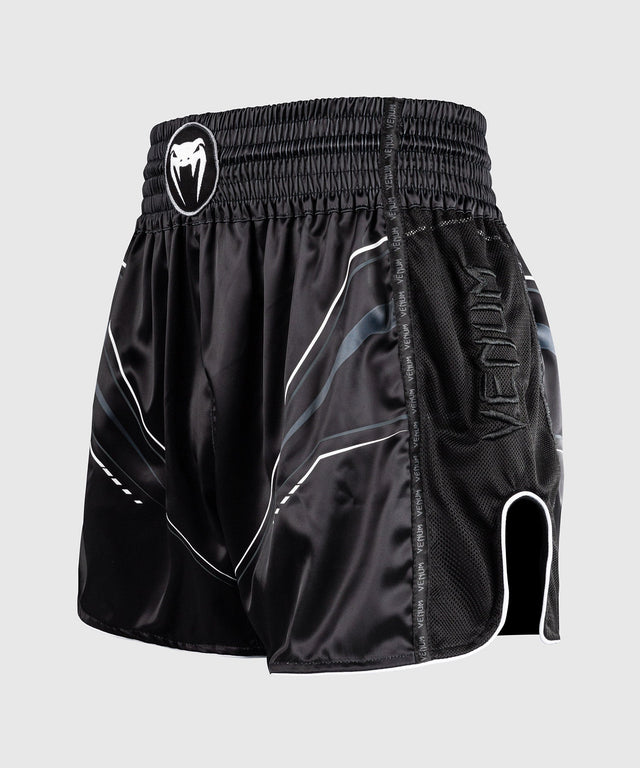 Venum Muay Thai Shorts Streamline - Schwarz/Weiß