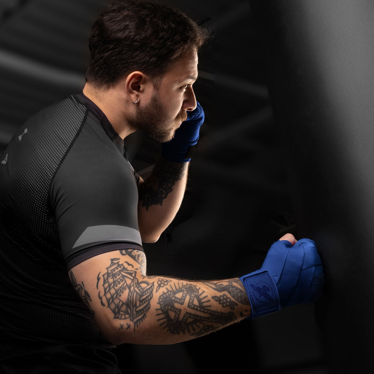 Hayabusa Handwraps Knuckle Guard - Blau