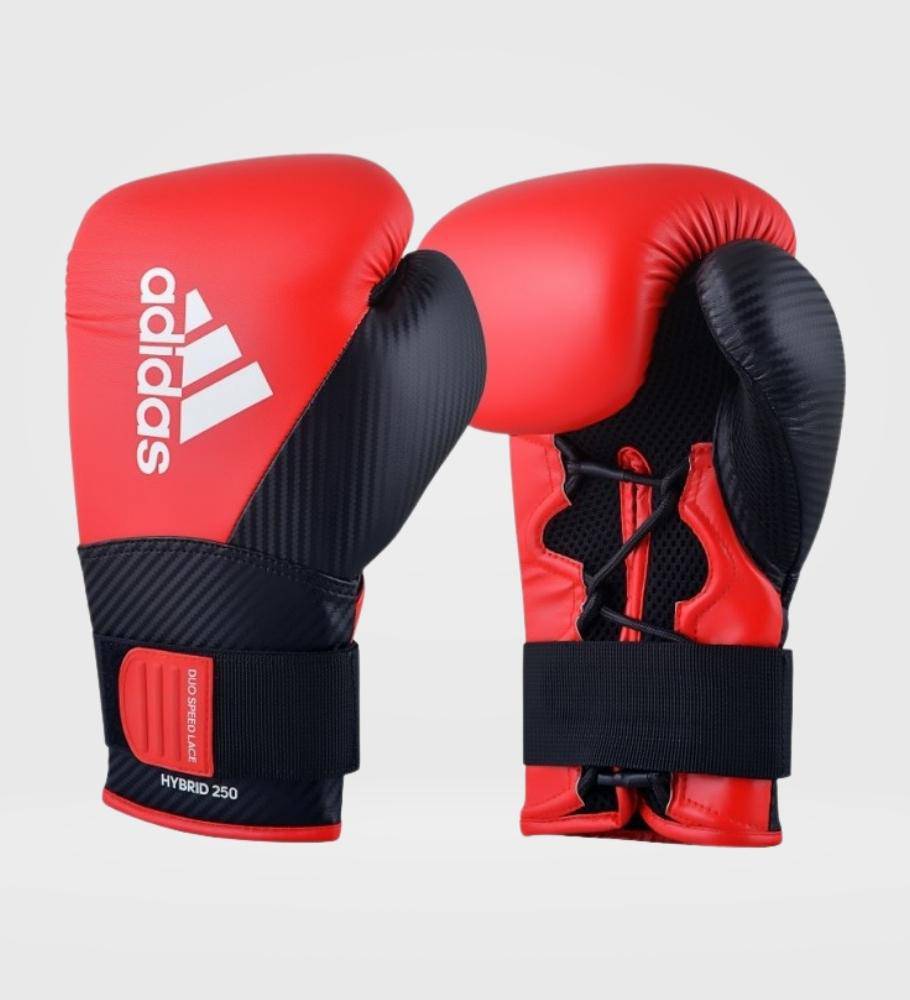 Adidas Boxhandschuhe Hybrid 250 – Rot/Schwarz - The Fight Company Deutschland