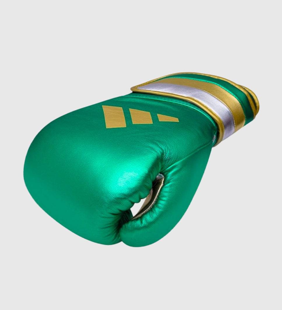 Company Speed 500 | Grün/Gold - The Adidas Fight Boxhandschuhe