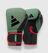 Adidas Boxhandschuhe Combat 50 - Kaki Grün/Schwarz - The Fight Company Deutschland