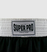Super Pro Boxhosen Club - Schwarz/Weiss - The Fight Company Deutschland