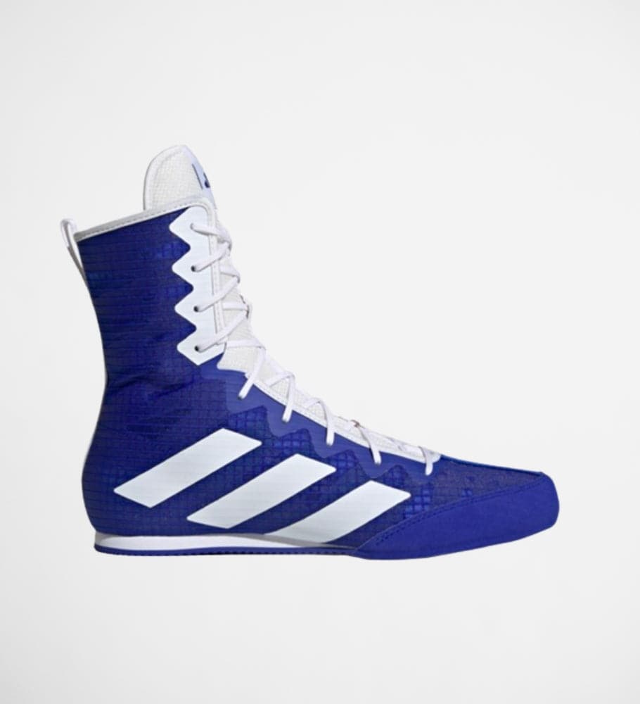 Adidas Boxschuhe Box Hog 4 - Blau/Weiss - The Fight Company Deutschland