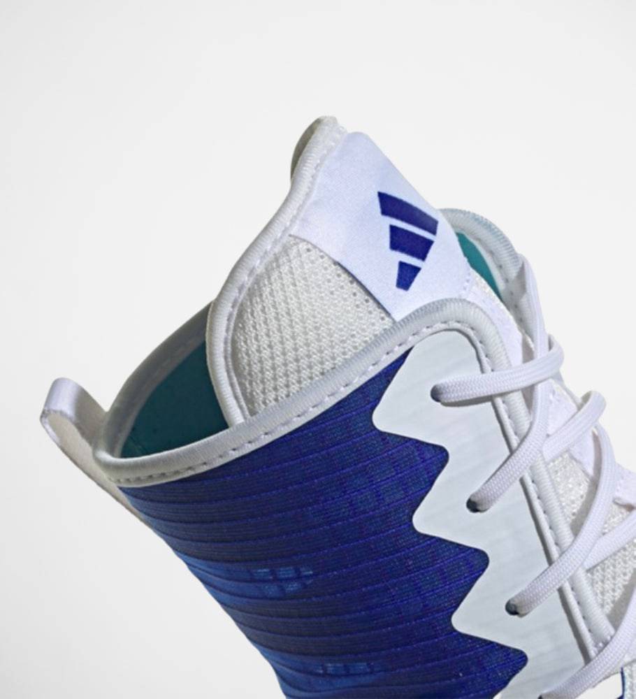 Adidas Boxschuhe Box Hog 4 - Blau/Weiss - The Fight Company Deutschland