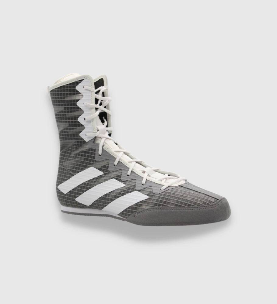 Adidas Boxschuhe Box Hog 4 - Grau/Weiss - The Fight Company Deutschland